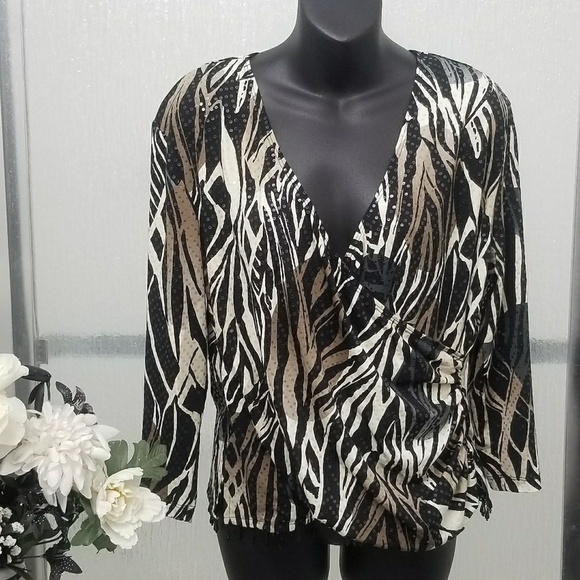 COLLECTION DRESSBARN WOMAN BLOUSE SZ.XL - Picture 1 of 8